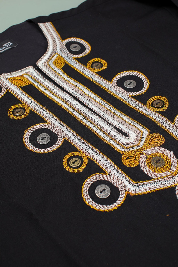 Dogon -- Modern premium embroidered Contemporary African shirt