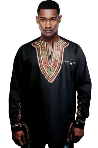 Linen African Styles Fashion Egyptian Dashiki