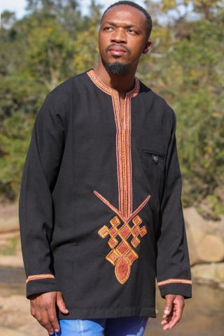 Habesha Menelik Ethiopian Orthodox Clothes with Cross