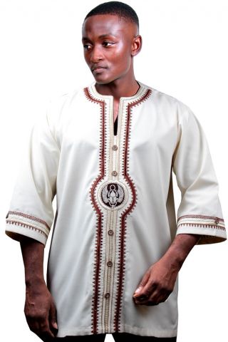 Scarab African Egyptian top embroidery