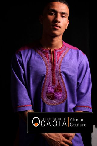 One of the most complex of rope embroidery (Sheriba) style couture from Africa. Zig Zag 20 U sewing